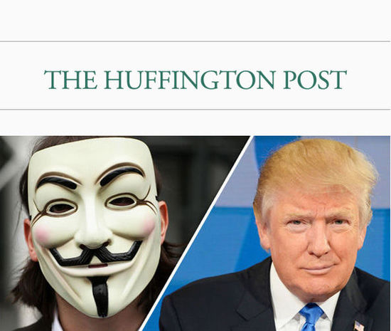 国际黑客组织“匿名者”抨击特朗普种族言论