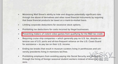 如何限制暴力游戏？美国税改：让他们多交钱